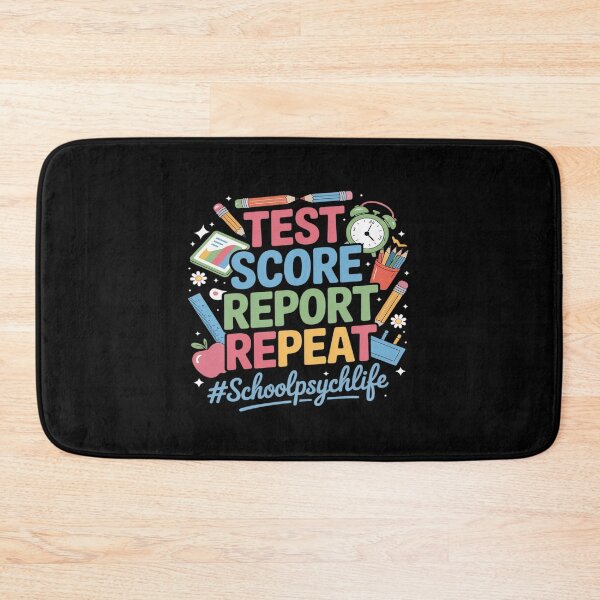 Item preview, Test Score Report Repeat School Psych Back To School designed and sold by August4Laughs25.