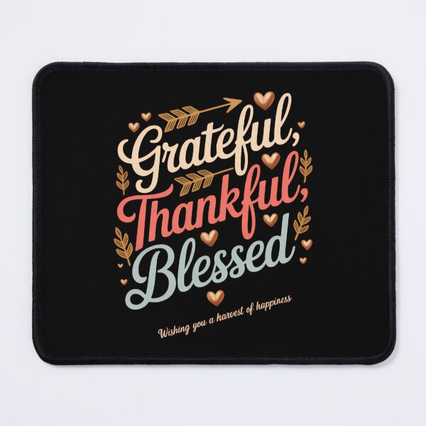 Item preview, Grateful Thankful Blessed Cool Thanksgiving Day designed and sold by HellD3vil-Art.