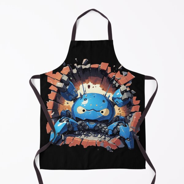 Artikelvorschau, Tachikoma Ghost In The Shell Anime Durchbruch durch rote Backsteinmauer entworfen und verkauft von TorbenKuhano.