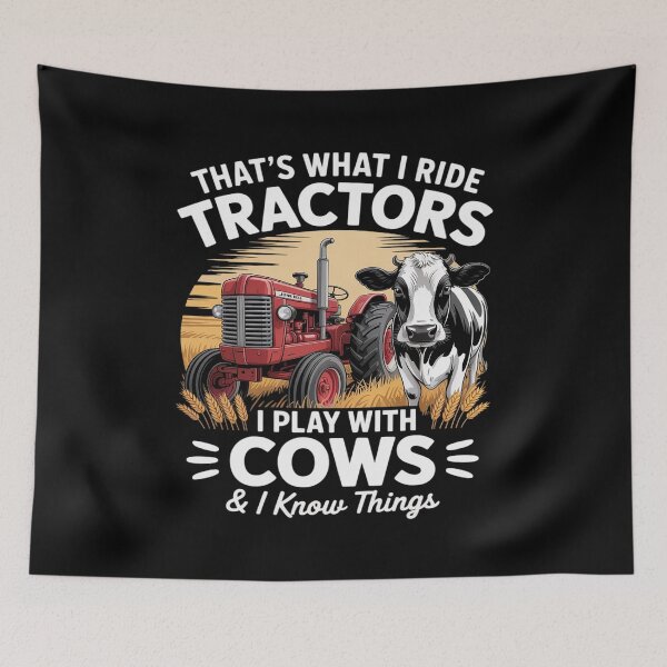 Item preview, Thats What I Do I Ride Tractors Play With Cow designed and sold by August4Laughs25.