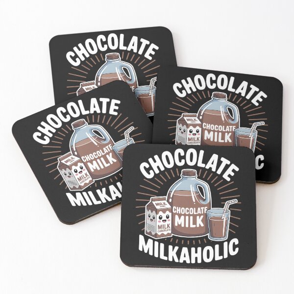 Item preview, Chocolate Milkaholic Milk Food Eater Lover Quotes Graphic designed and sold by Moon-Ape.