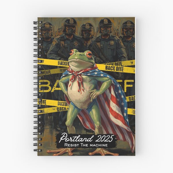 Item preview, Brave Portland Frog: Standing tall for freedom. designed and sold by circleback.