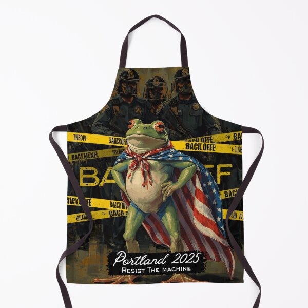Item preview, Brave Portland Frog: Standing tall for freedom. designed and sold by circleback.