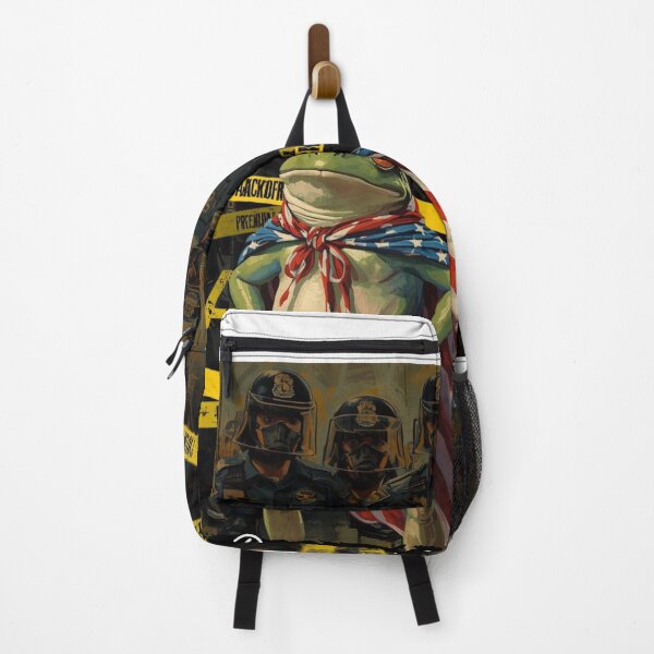 Item preview, Brave Portland Frog: Standing tall for freedom. designed and sold by circleback.
