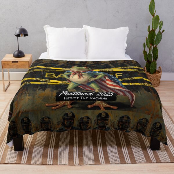 Item preview, Brave Portland Frog: Standing tall for freedom. designed and sold by circleback.