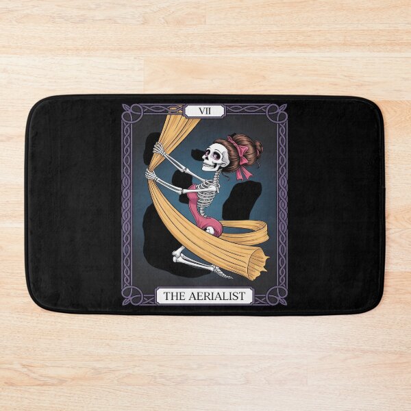 Item preview, The Aerialist Aerial Aerobics Skeleton Woman Tarot Card designed and sold by August4Laughs25.