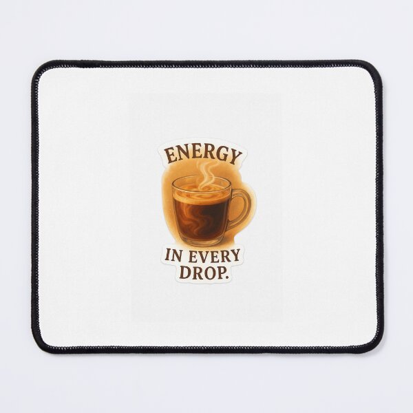 Item preview, Energy in Every Drop – Motivational Coffee Sticker designed and sold by happinssforever.