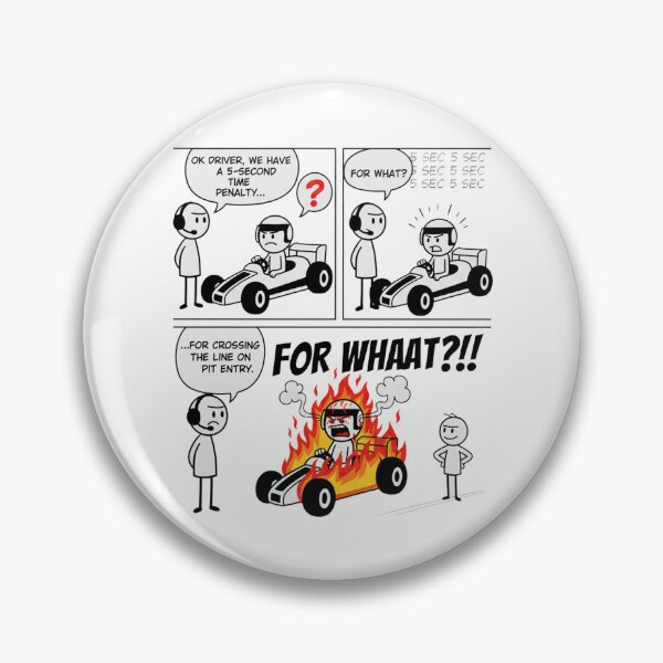 Item preview, Funny Racing Penalty Meme T-Shirt | Pit Lane Rules Comic Strip Design designed and sold by nhstaruna.