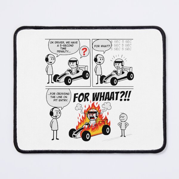 Item preview, Funny Racing Penalty Meme T-Shirt | Pit Lane Rules Comic Strip Design designed and sold by nhstaruna.