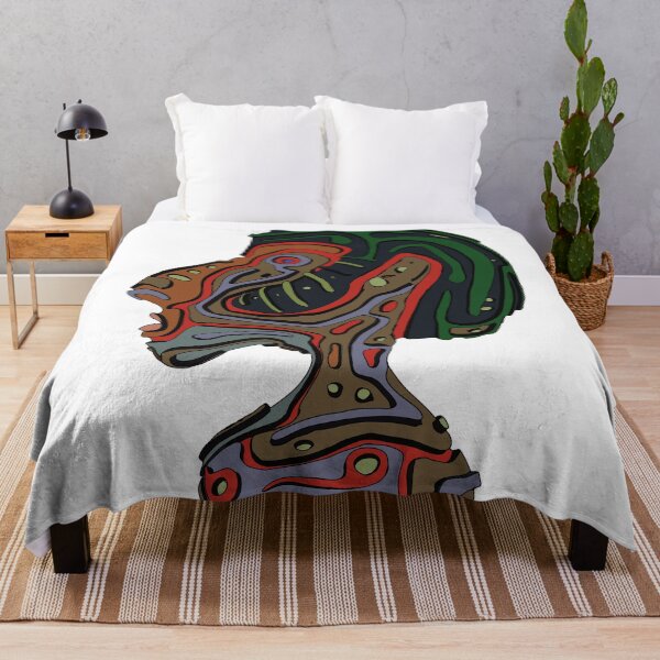 Item preview, Rostro totémico 14, realizado con Illustrator designed and sold by Keltoi-art.
