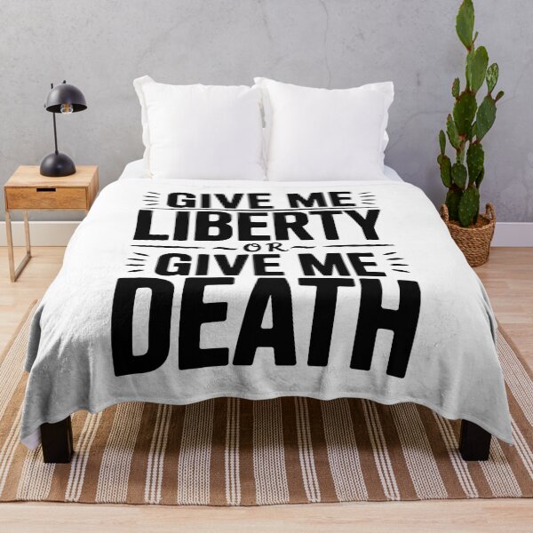 Item preview, Give me Liberty Or Give me Death - NO KINGs designed and sold by BakeryDozen.