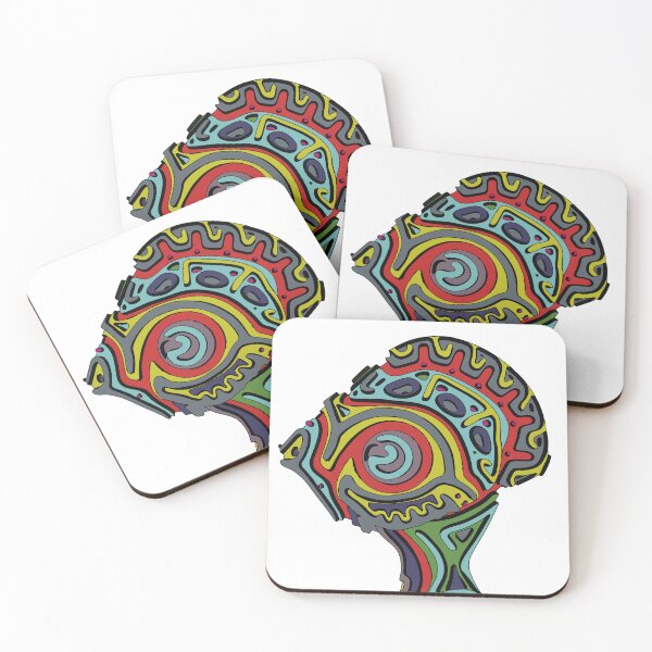 Item preview, Totemic face 12, made with Illustrator designed and sold by Keltoi-art.