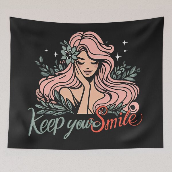 Item preview, Keep your smile, typography designed and sold by maxmaj.