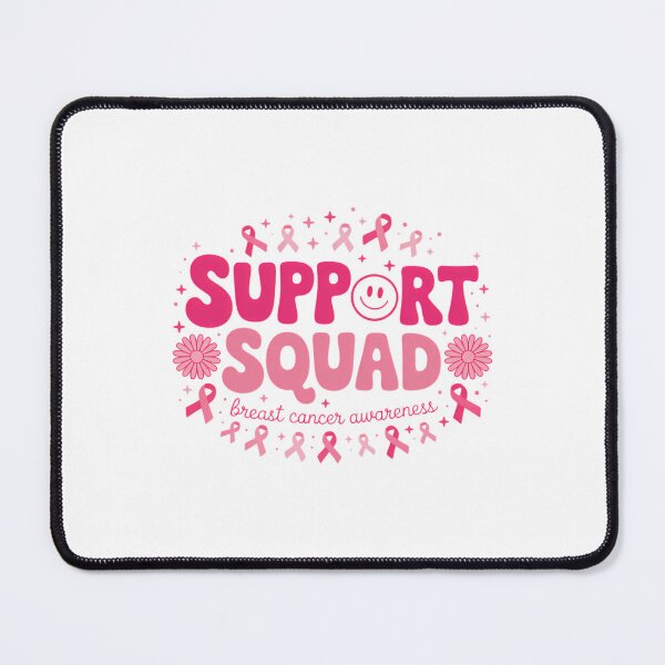 Item preview, Groovy Support Squad Breast Cancer Awareness designed and sold by HellD3vil-Art.