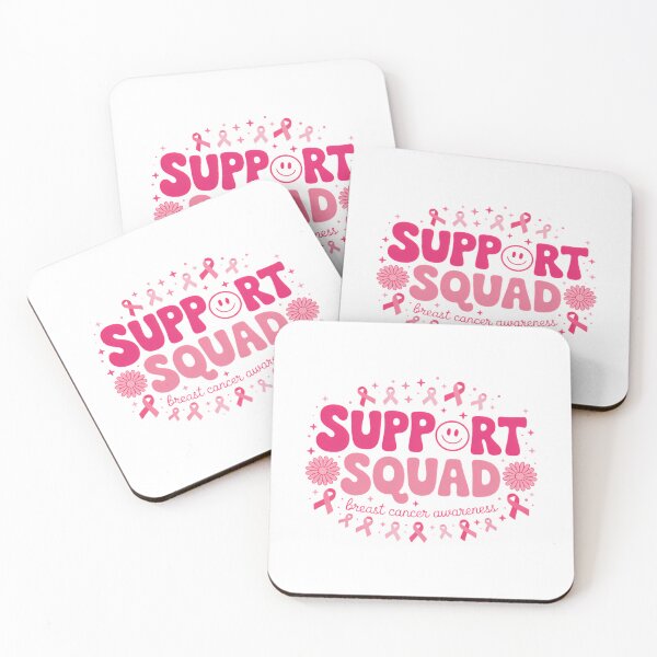 Item preview, Groovy Support Squad Breast Cancer Awareness designed and sold by HellD3vil-Art.