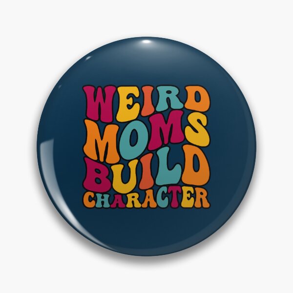 Item preview, GROOVY WEIRD MOMS BUILD CHARACTER - funny mom Fitted(1) designed and sold by DietrichMoshe.