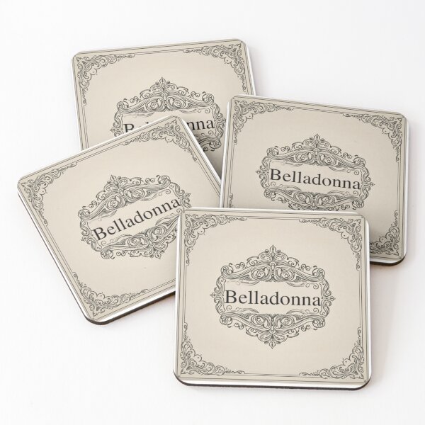 Item preview, Vintage Apothecary Label – Belladonna Nightshade Art Print designed and sold by VelvetChaosCove.