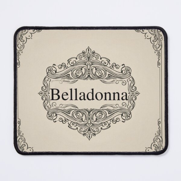 Item preview, Vintage Apothecary Label – Belladonna Nightshade Art Print designed and sold by VelvetChaosCove.