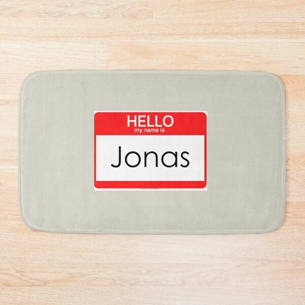 Item preview, My Name Is Jonas Name Tag designed and sold by IsabellaCarr.