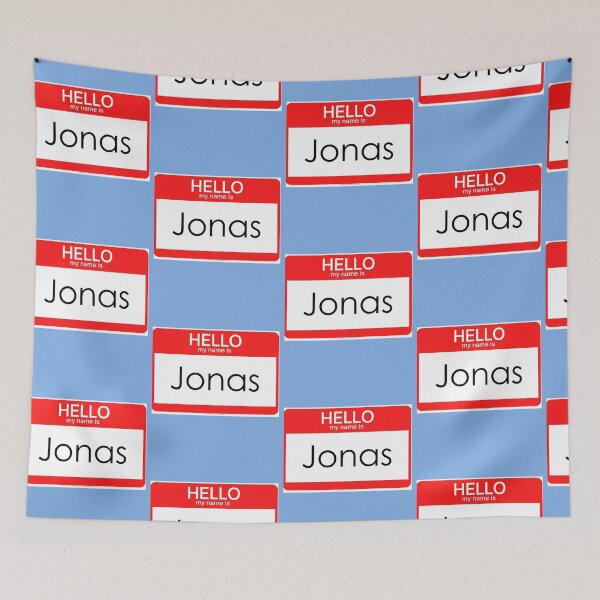 Item preview, My Name Is Jonas Name Tag designed and sold by IsabellaCarr.