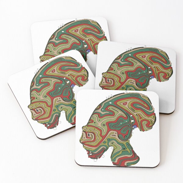 Item preview, Totemic face 5, made with Illustrator designed and sold by Keltoi-art.