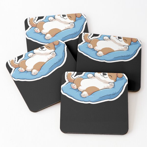Item preview, Cute Relaxing Puppy On Cozy Bed designed and sold by DavidMack23.