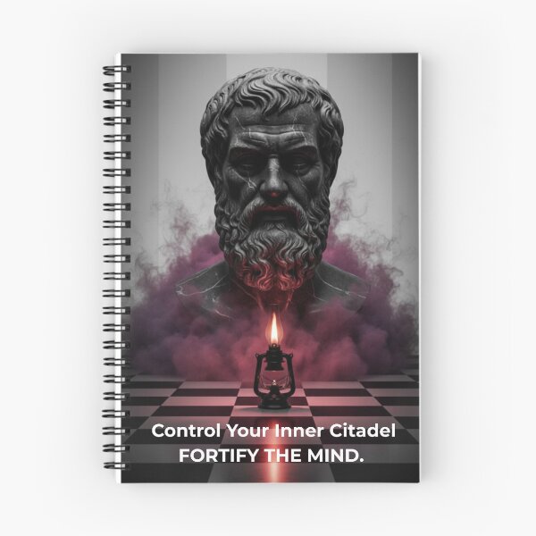Item preview, Inner Citadel Minimalist Stoic Philosophy T-Shirt Design designed and sold by Mind-Over-Mood.