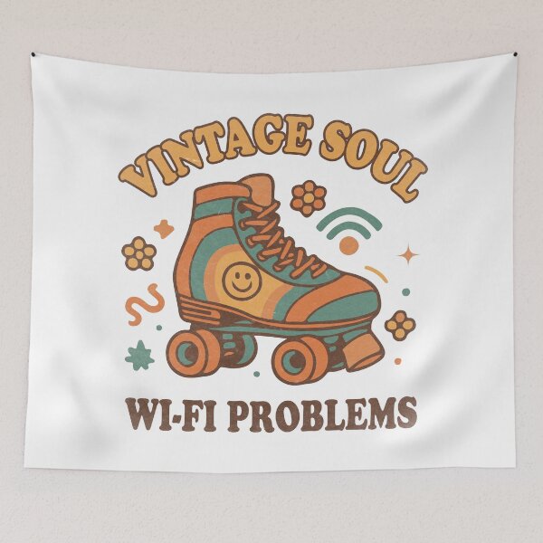 Item preview, Vintage Soul Roller Skates Wi-Fi Problems designed and sold by threeABinks.