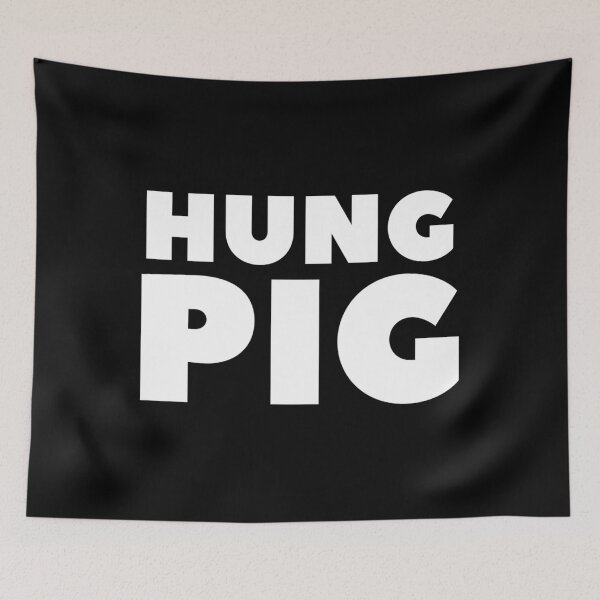 Item preview, Hung Pig — Bold Wordmark designed and sold by MiguelLimaDias.