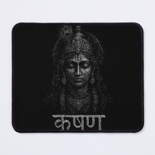 Item preview, Hindu God Krishna – Divine Serenity in Darkness designed and sold by Mortisigil.