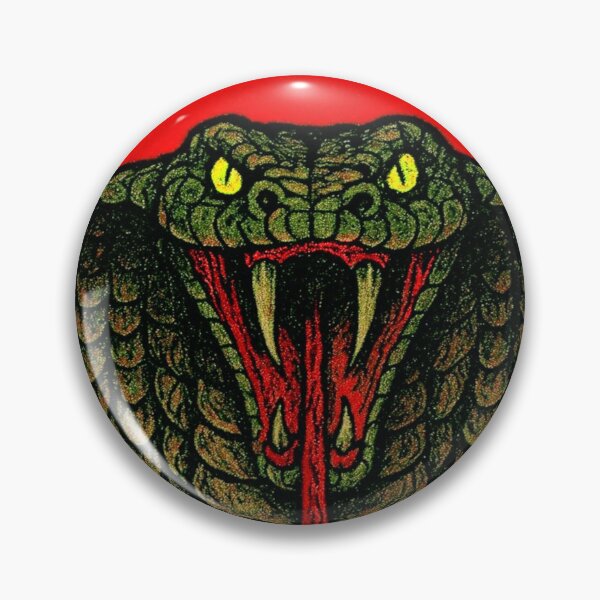 Item preview, A vintage comic-styled king cobra getting ready to lunge and bite designed and sold by The-graphic-Artist .