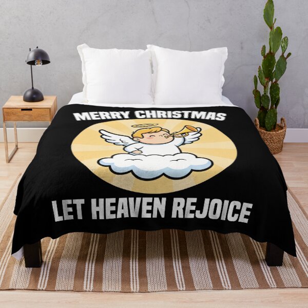 Item preview, MERRY CHRISTMAS - LET HEAVEN REJOICE designed and sold by KEF Custom.