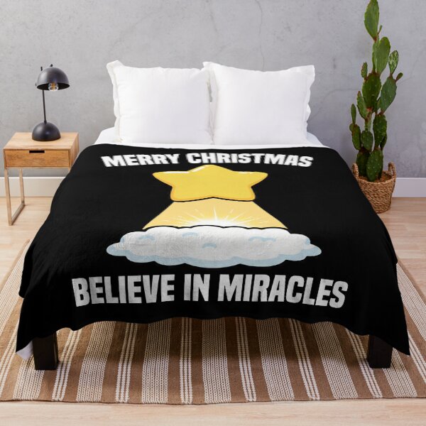 Item preview, MERRY CHRISTMAS - BELIEVE IN MIRACLES designed and sold by KEF Custom.