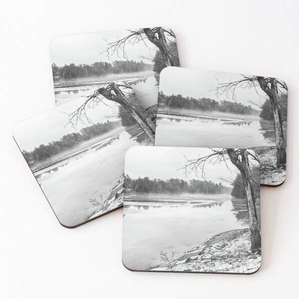 Item preview, Water Stillness by Muskoka Lakes, Black and White designed and sold by Travelways.