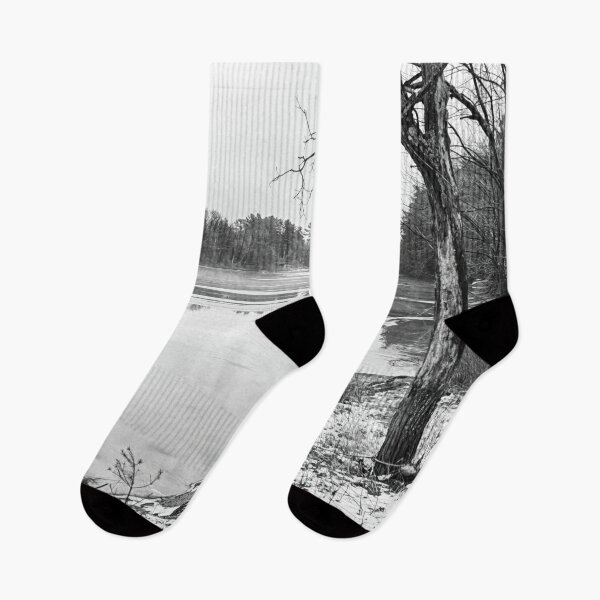 Item preview, Water Stillness by Muskoka Lakes, Black and White designed and sold by Travelways.