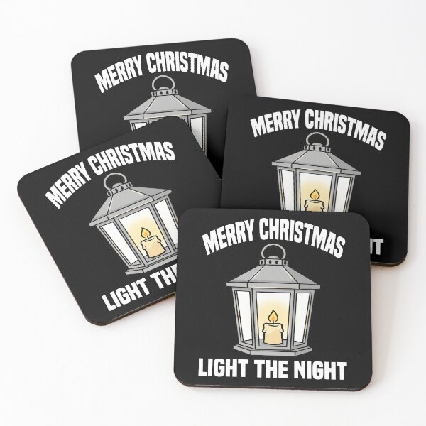 Item preview, MERRY CHRISTMAS - LIGHT THE NIGHT designed and sold by KEF Custom.
