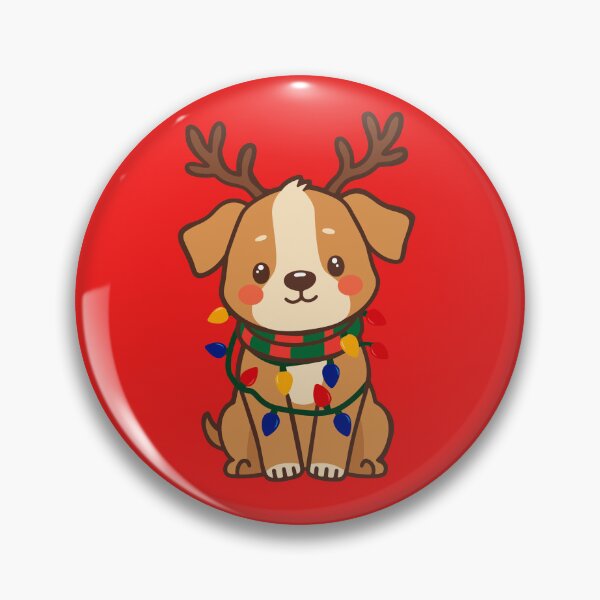 Item preview, Reindeer Pup – Christmas Dog Design designed and sold by LitaBarc.