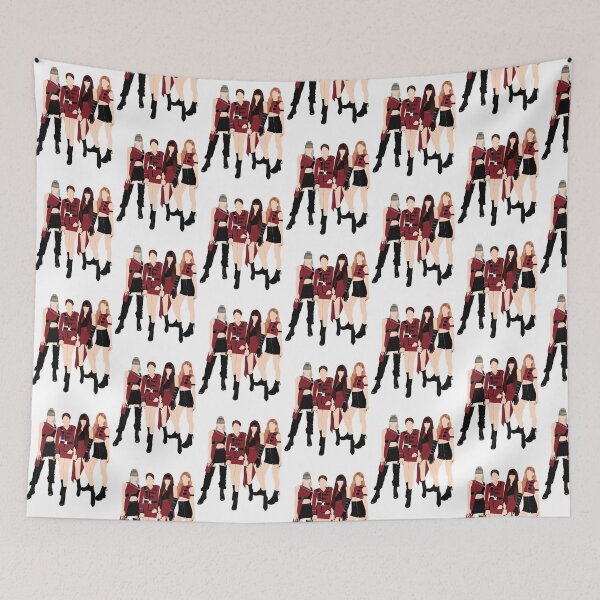 Item preview, BLACKPINK IN RED ILLUSTRATION designed and sold by shainamayert.