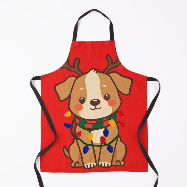 Item preview, Reindeer Pup – Christmas Dog Design designed and sold by LitaBarc.