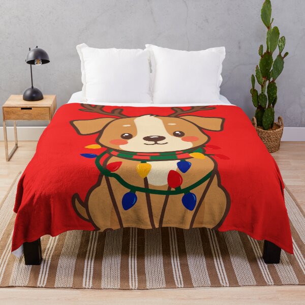Item preview, Reindeer Pup – Christmas Dog Design designed and sold by LitaBarc.
