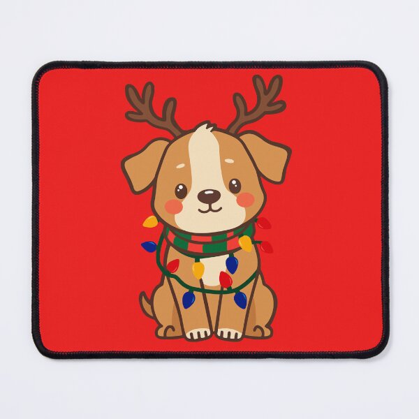 Item preview, Reindeer Pup – Christmas Dog Design designed and sold by LitaBarc.
