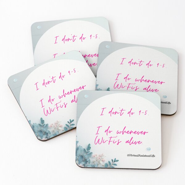 Item preview, I don’t do 9–5. I do whenever Wi-Fi’s alive. designed and sold by SoulPressPrints.