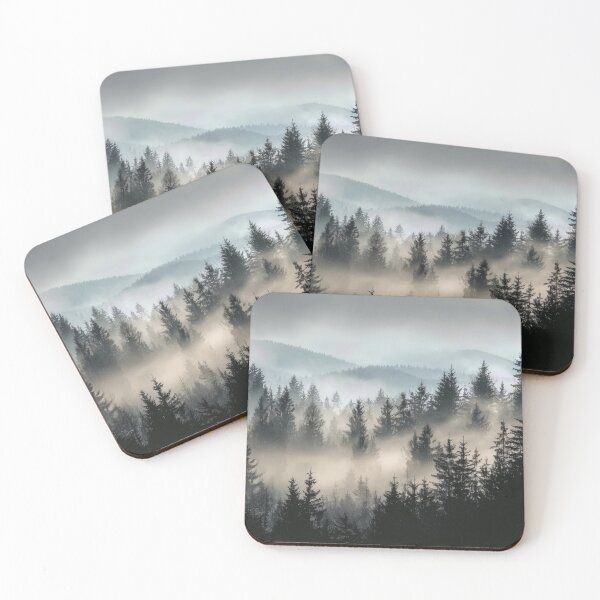 Item preview,  Foggy Rainy Forest  Cozy Fall Natural Calm designed and sold by scicilysimonee.