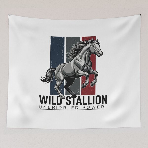 Item preview, Wild Stallion Pony Car T-Shirt | Unbridled American Muscle Art designed and sold by nhstaruna.