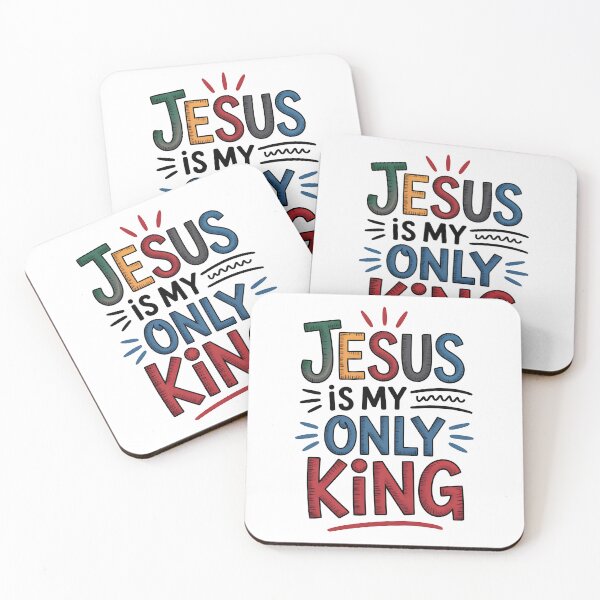 Item preview, Jesus is my ONLY King - NO KINGs designed and sold by BakeryDozen.