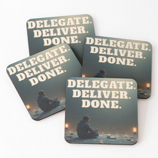Item preview, Delegate. Deliver. Done. designed and sold by SoulPressPrints.