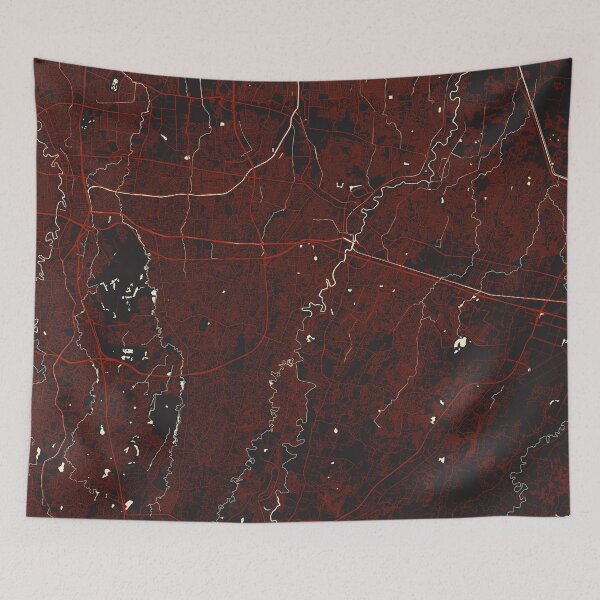 Item preview, Bekasi City Map of West Java, Indonesia - Vector designed and sold by deMAP.