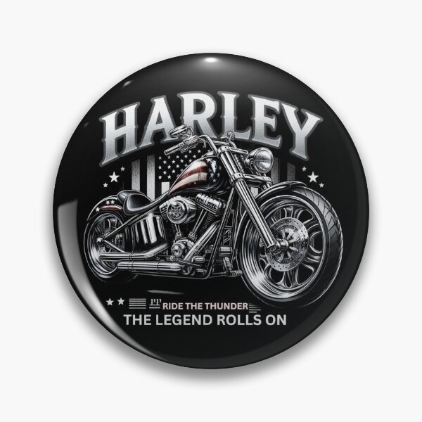 Item preview, Ride The Thunder Vintage American Motorcycle Tee designed and sold by DeimosArtIntl.