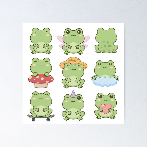 Item preview, Pack Chibi Frog designed and sold by Tropical art.