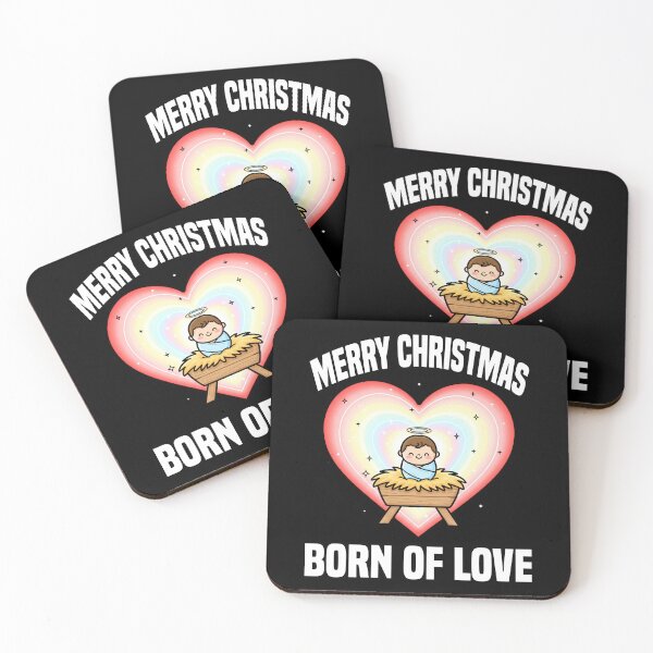 Item preview, MERRY CHRISTMAS - BORN OF LOVE designed and sold by KEF Custom.